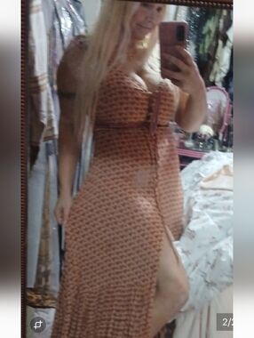 Spell Sunset Road Frill Gown